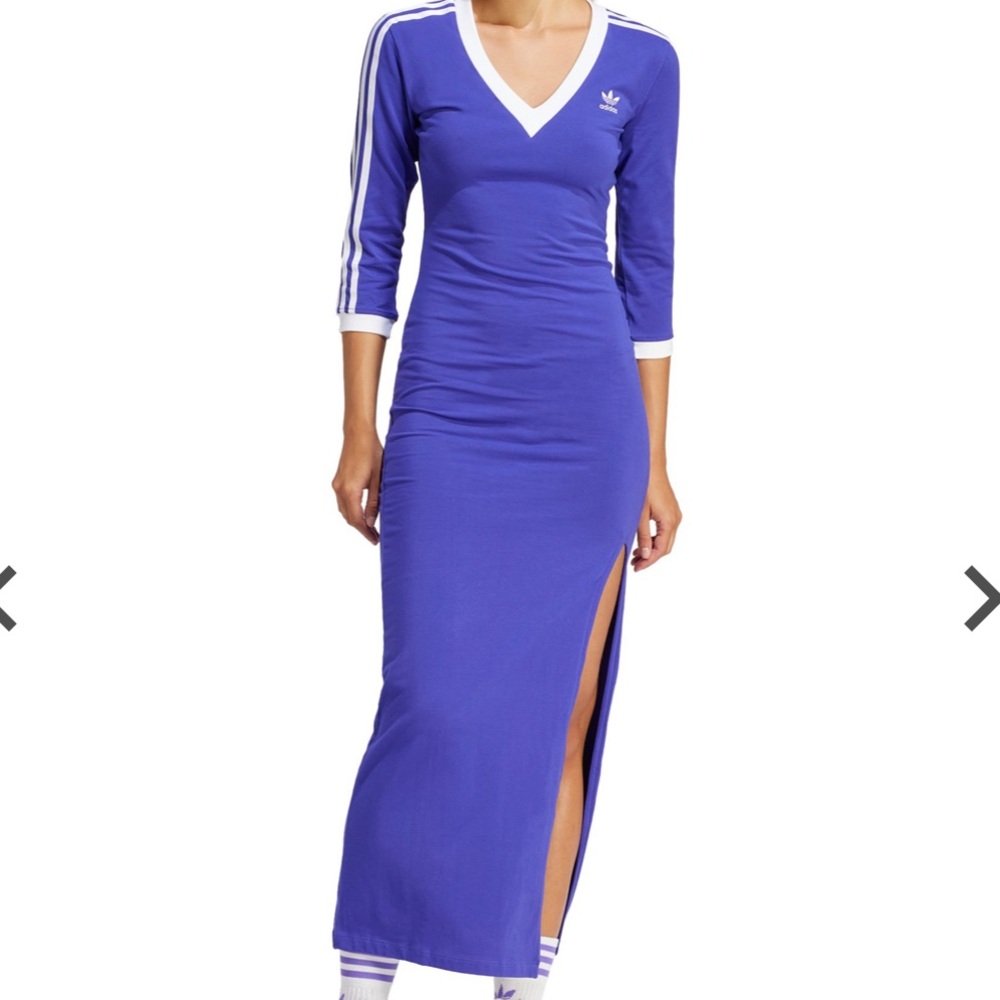 adidas Originals Women's Adicolor Classics 3-Stripes Maxi Dress